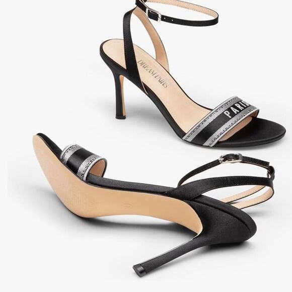 Black and silver parisian sandals - Picture 8 of 8